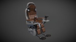 Pilot Chair Concept future, pilotchair, blender, chair, sci-fi, 3dmodel