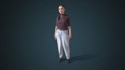 Facial & Body Animated Casual_F_0020 people, 3d-scan, photorealistic, rig, 3dscanning, woman, 3dpeople, iclone, reallusion, cc-character, rigged-character, facial-rig, facial-expressions, character, girl, game, scan, 3dscan, female, animation, animated, rigged, autorig, actorcore, accurig, noai