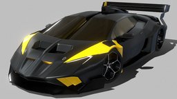 Lamborghini Huracan CONCPET lamborghini, sports, automotive, sportscar, huracan, hardsurface, racing, car, 3dmodel, concept, race, vehilce