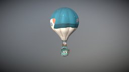 Tiny Fiat 500 baloon, cartoon, car