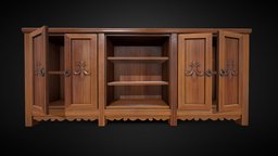 Cabinet wooden, shelf, vintage, table, cabinet, countertop