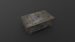 Metal Rose Jewelry Trinket Box Low Poly vintage, jewelry, rose, antique, baked, 2k, metal, box, aged, trinket, substancepainter, substance, low-poly, photogrammetry, lowpoly, low, poly, textured