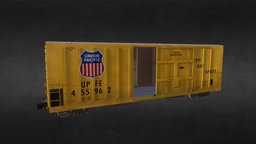 Reefer 50 Feet train, up, wagon, 50s, reefer, unionpacific