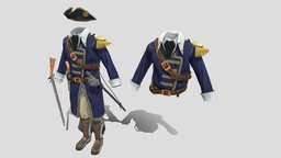 Captain medieval, legion, captain, character, military, pirate, human, war