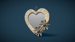 Photo frame "The hearts memories". cottage, craft, diy, decorative, photoframe, design, model3d