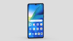 Huawei P30 office, computer, device, pc, laptop, tablet, smart, electronics, equipment, headphone, audio, mockup, smartphone, cellular, android, ios, phone, realistic, cellphone, cheap, earphones, mock-up, render, 3d, mobile, home, screen