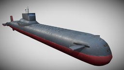 Submarine Hand-Painted world, rpg, based, time, ww2, painted, class, u, boot, ocean, russian, ready, typhoon, vr, exploration, strategy, real, turn, game, war, hand, sea, submarine