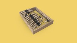 Vintage Abacus | Game Assets wooden, unreal, antique, abacus, calculator, vinage, vrready, unity, pbr, lowpoly, gameasset, gameready