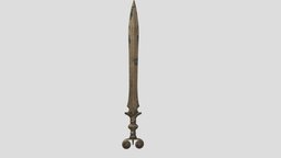 Celtic antenna sword short, bronze, antenna, celtic, age, sword, halstatt