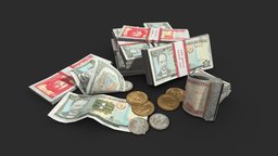 Money Loot lod, us, coin, set, money, unreal, buck, realtime, saving, american, coins, currency, dollar, bank, loot, props, realistic, game-ready, eevee, cash, ue4, unrealengine, unrealengine4, dollars, game-asset, props-assets, economy, looting, banknote, unity, unity3d, asset, game, blender, pbr, blender3d, usa, ue5