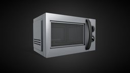 Retro Microwave vintage, retro, microwave, furniture, kitchen, cabinets, cable, eletronics, substancepainter, substance, interior
