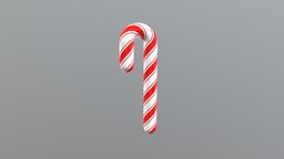 Candy Cane (Christmas sweet) happy, new, christmas, candy, sweet, cane, year
