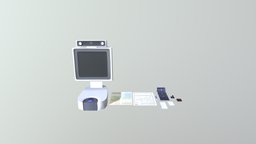 Airplane Custom tools tools, airport, simple3dmodel, maya, lowpoly, simple