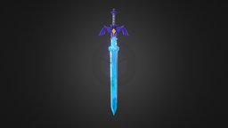 MASTER SWORD lowpoly