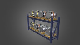 Cask Ale Tilting Rack bar, pub, beer, manufacturing, process, brewery, industrial