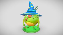 Cartoon character sculpting, color, normalmap, midpoly, props, stylizedcharacter, substancepainter, substance, character, cartoon, blender, art, pbr, zbrush, stylized, fantasy