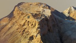 Masada Fortress  -RAWscan fortification, fortress, photogrammetry, 3dscan