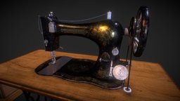 Sewing Machine 1892 singer, antique, old, sewing-machine, 1892, sewingmachine