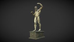 Statuette d’Hercule greek, hercule, god, hercules, roman, romain, dieu, greek-mythology