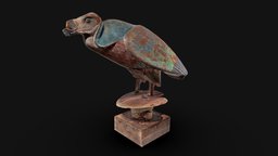 Vulture Goddess Nekhbet ancient, egypt, goddess, wooden-sculpture, ancient_egypt, new_kingdom, nekhbet, sculpture