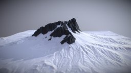 Snow Mountain v2 scene, landscape, rocks, snow, mountain, nature, mountain-landscape