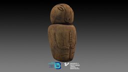 Anthropomorphic Owl Figurine historical, heritage, florida, mounds, z-brush, laser-scanning, university-of-south-florida, 3d, digital-heritage-and-humanities-center, university-of-south-florida-libraries, bishop-museum-of-science-and-nature