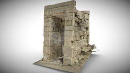 Taharqa Gate (Before) egyptology, luxor, medinet_habu, oriental_institute, chicago_house, epigraphic_survey, small_amun_temple