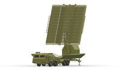 55Zh6ME Nebo M RLM-DE L-Band Radar System truck, m, russian, russia, me, radar, integrated, anti-aircraft, vhf, uhf, 3d, mobile, military, nebo, rlm, rlm-me, nebo-m, multi-functional, 55zh6me, syste, multi-band