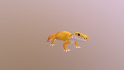 Georgie the Gecko cute, pet, lizard, dance, yellow, reptile, gecko, georgie, animal, animation