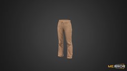 [Game-Ready] Ocher Pants style, 3d-scan, fashion, scanned, casual, formal, 3d, ocher, 3d-scanned-object, fashion-scan, style-scan, mans-fashion, womans-fashion, casual-pants, casual-scan, ocher-pants, formal-pants, tousers, formal-scan