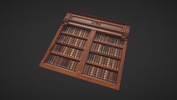 Library Plane shelf, library, procedural, substance-designer, procedural-texture-done-in-substance-designer, book