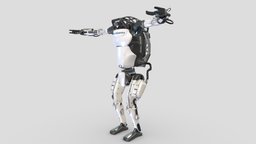 Robot Random Dynamics 2023 Atlas full rigged boston, robotic, atlas, droid, dynamics, android, blender-3d, 4ktextures, rigged-character, bostondynamics, robot-model, pbr-materials, scifi, sci-fi, futuristic, robot, realistic-model