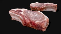 Meat Group food, meat, gamereadyasset, photoscan, photogrammetry, lowpoly, gameready