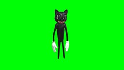 Cartoon Cat GMOD All Animations with GreenScreen cat, gmod, cartoon, model, animation