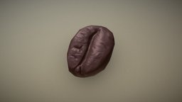 Coffee Bean Low-Poly coffee, low-poly, blender