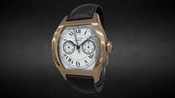 Cartier Tortue Monopoussoir Watch style, fashion, new, silver, ar, app, watches, cartier, gold