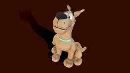 Scooby Doo soft toy dog, toy, puppet, photogrametry, peluche, character-model, scooby-doo, photoscan-photogrammetry, cartoon, 3dscan, soft-toy