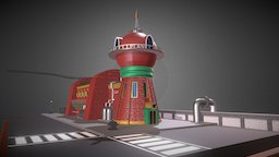 Planet Express planet, games, futurama, express, place, planetexpress, architecture, building