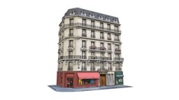 Paris Building game-model, house, building