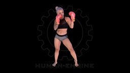 Female Scan body, anatomy, muscle, bodyscan, boxing, engine, woman, anatomical, realitycapture, character, photogrammetry, asset, model, female, human, sport, person, noai, human-engine