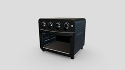 air fryer oven rotisserie AFS26A furniture, fbx, maya, blender, interior