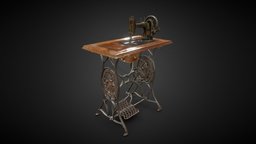 Vintage Sewing Machine Christoph Columbus object, rust, prop, vintage, singer, rusty, old, iron, 50s, free3dmodel, sewing, christopher, downloadable, columbus, game-asset, game-model, lowpolymodel, 3d-art, sewing-machine, freemodel, lowpolymodels, rusty-metal, photogrammetry, lowpoly, 3dscan, free, download