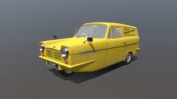 Reliant Supervan III racer, game-ready, game-asset, reliant, reliantrobin, reliant-regal, game, car, history