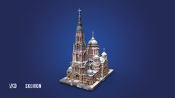 Annunciation Cathedral ukraine, ucf, kharkiv, skeiron, photogrammetry, church, pocketcityar