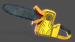 Ducksaw chainsaw, rubber, ducky, rubberduck, prank, sketchfabweeklychallenge, weapon, lowpoly, blender3d, stylized, funny