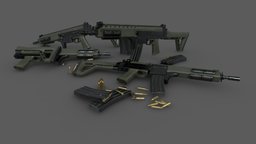 Assault Rifle Imbel IA2 5.56mm rifle, assault, prop, army, fps, hard, surface, unreal, realtime, firearm, firearms, props, realistic, engine, indiegame, indiedev, rtx, real-time, ue4, game-asset, eb, imbel, exercito, weapon, game, weapons, hardsurface, gameasset, gun, guns, assalto, exercitobrasileiro, imbelia2, forcasarmadas