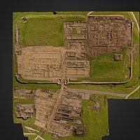Vindolanda Fort and vicus excavation areas 2015 fort, roman, vindolanda, vicus, archaeology