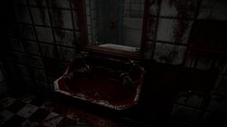 Tribute room, blood, hill, videogame, bath, silent, scary, terror, silenthill, sh, lowpoly, horror, environment