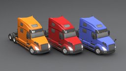 Truck Volvo 2022 Low-poly 3D truck, vehicles, volvo, k, volvo-car, volvo-trucks, truck-heavy-vehicle, truck-low-poly, vehicle, 2023, volvo_cars