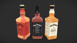 Jack Daniel Whiskey Collection vfx, wine, vintage, winery, vr, ar, beer, whiskey, whisky, game-ready, liquor, winebottle, wineglass, lowpolyart, whiskers, beer-bottle, beerbottle, vodka, wine-bottle, glass-bottle, jackdaniels, beer-mug, glb, whisky-glass, wine-barrel, beer-glass, liquor_bottles, glass, blender, lowpoly, gameart, gameasset, blender-cycles, alchohol, whiskey-barrel, usdz, liquorshop, liquorstore, alchohol-container, "whisky-bottle", "whiskey-bottle"